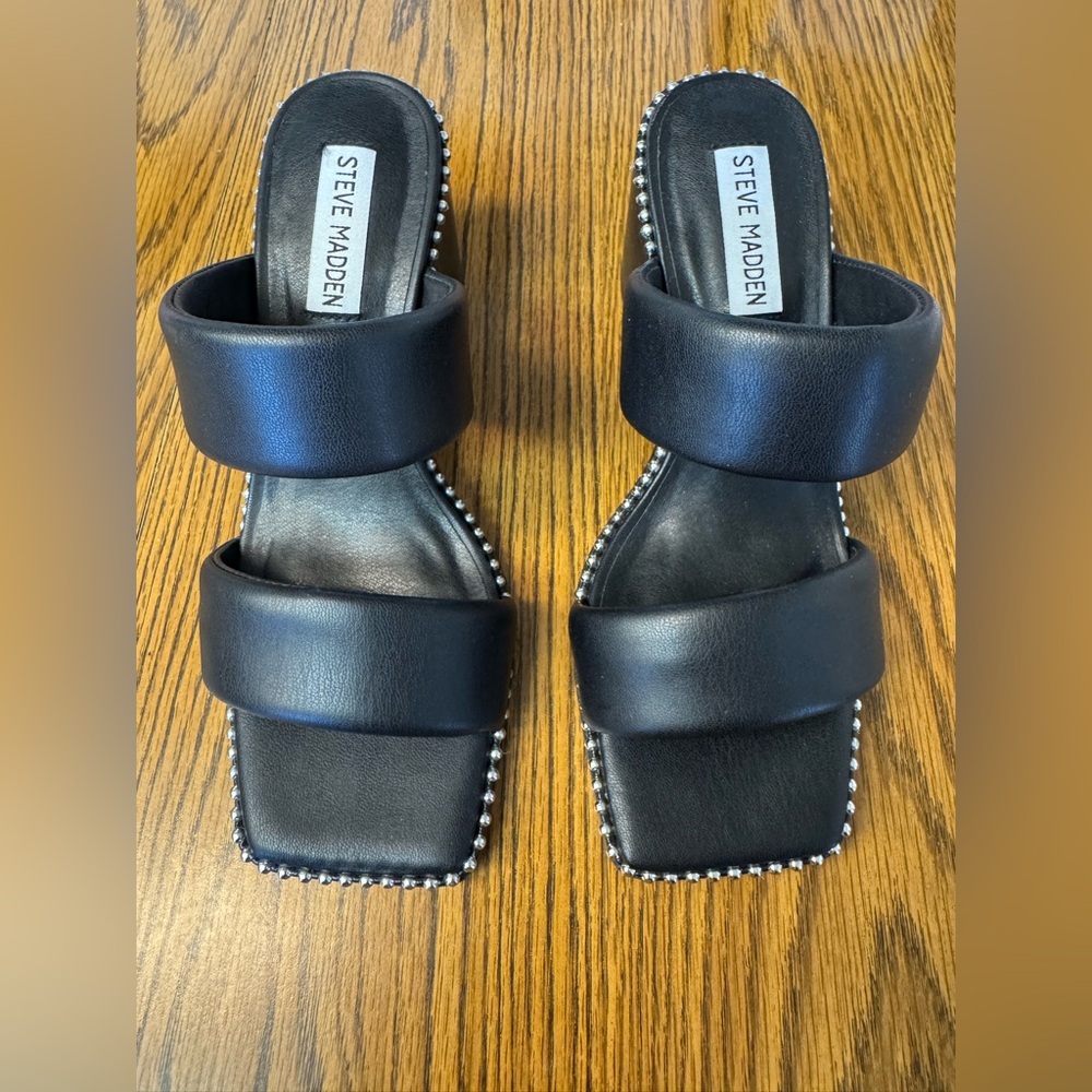 Steve Madden Harley Black Heel 6.5
